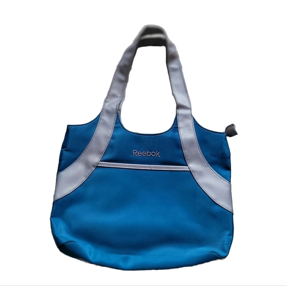 Vintage Reebok Y2K Bag Purse Blue And Silver